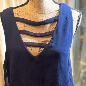 Day Dress with Horizontal Cut Outs